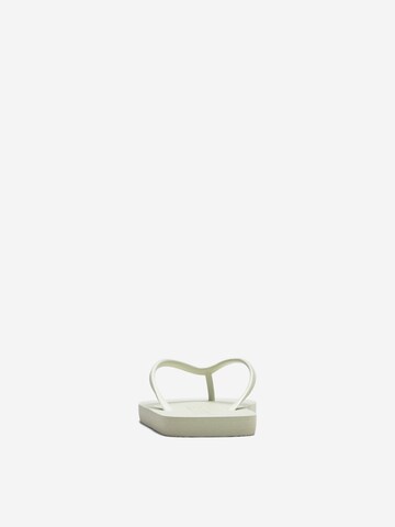 SELECTED FEMME T-Bar Sandals 'Felicia' in Green