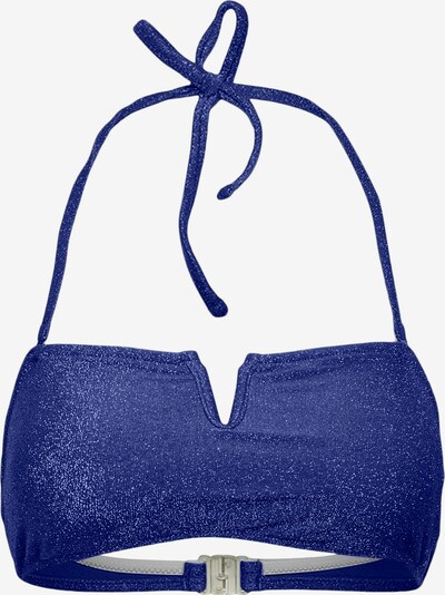 PIECES Bikinitop 'BLING' in dunkelblau, Produktansicht