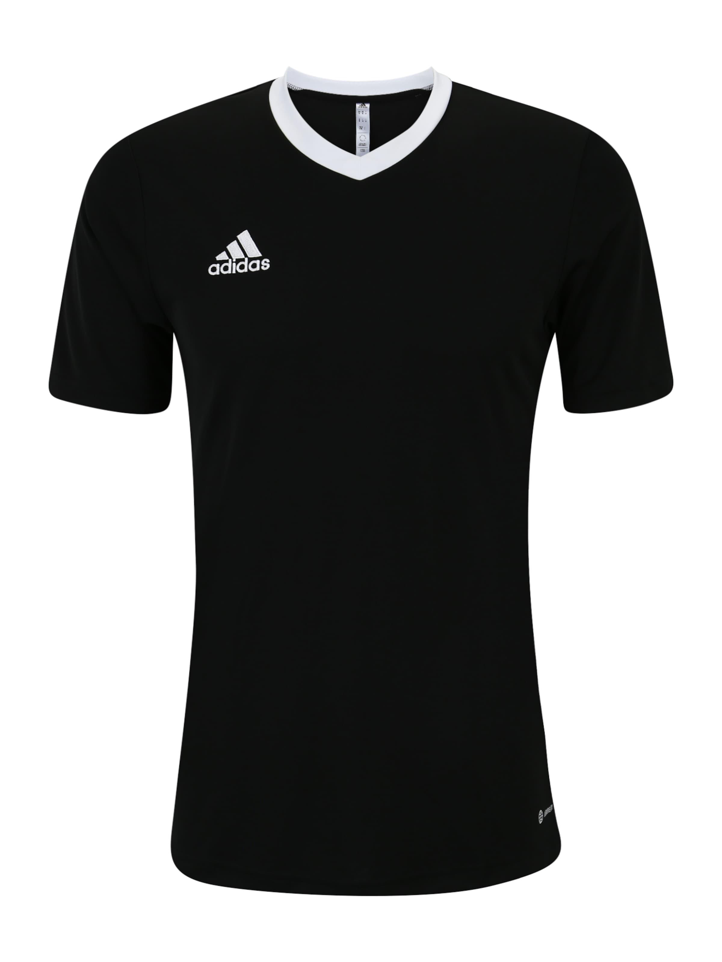 Tricou funcțional 'Entrada 22' de la ADIDAS PERFORMANCE pe negru: față