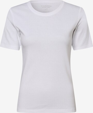 T-shirt Brookshire en blanc : devant