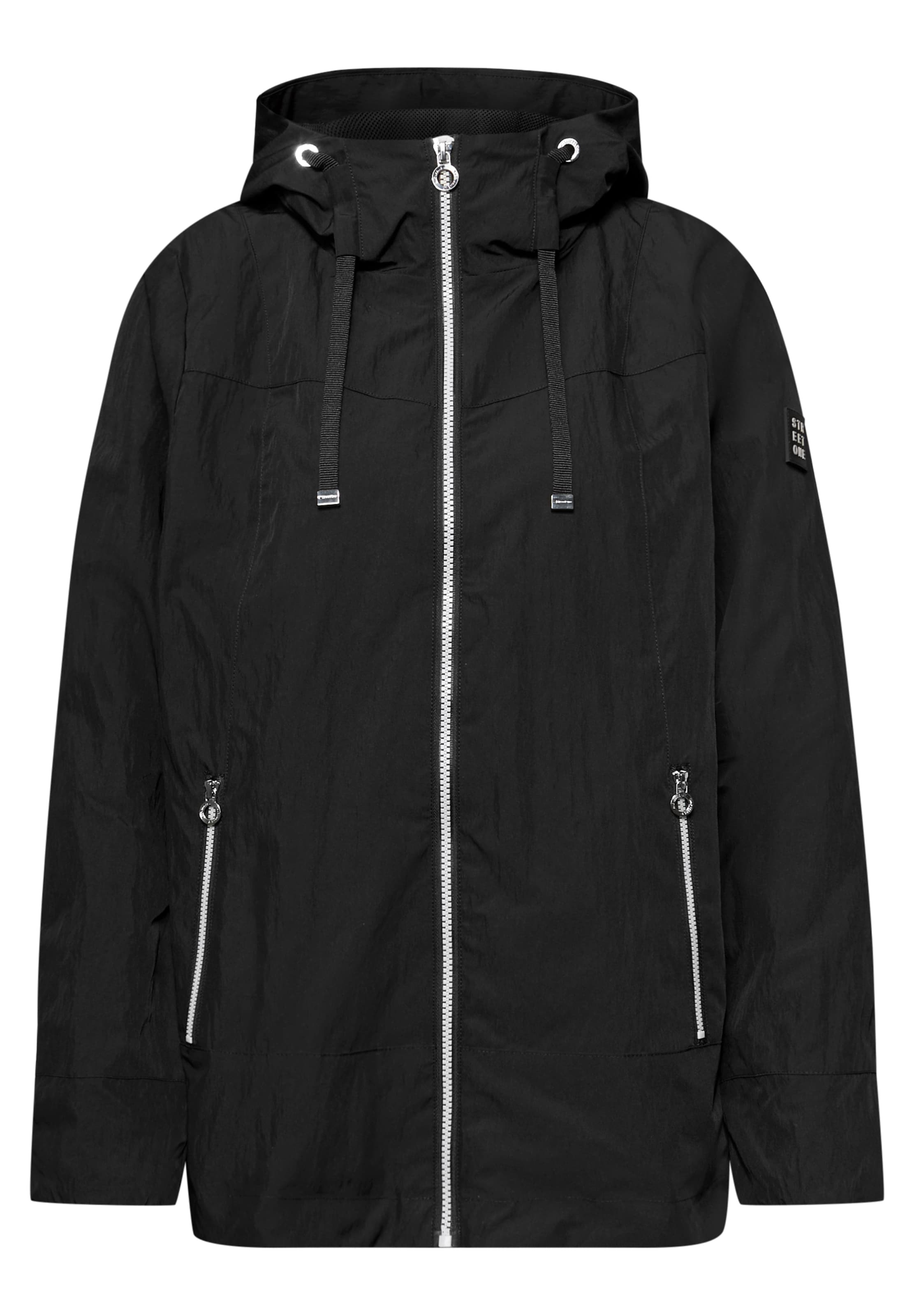STREET ONE Between-Season Jacket in Black: front