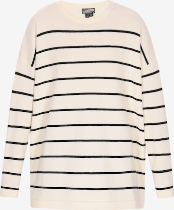 Pullover di DreiMaster Vintage in bianco: frontale