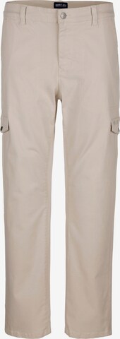 John F. Gee Slimfit Cargobroek in Beige: voorkant