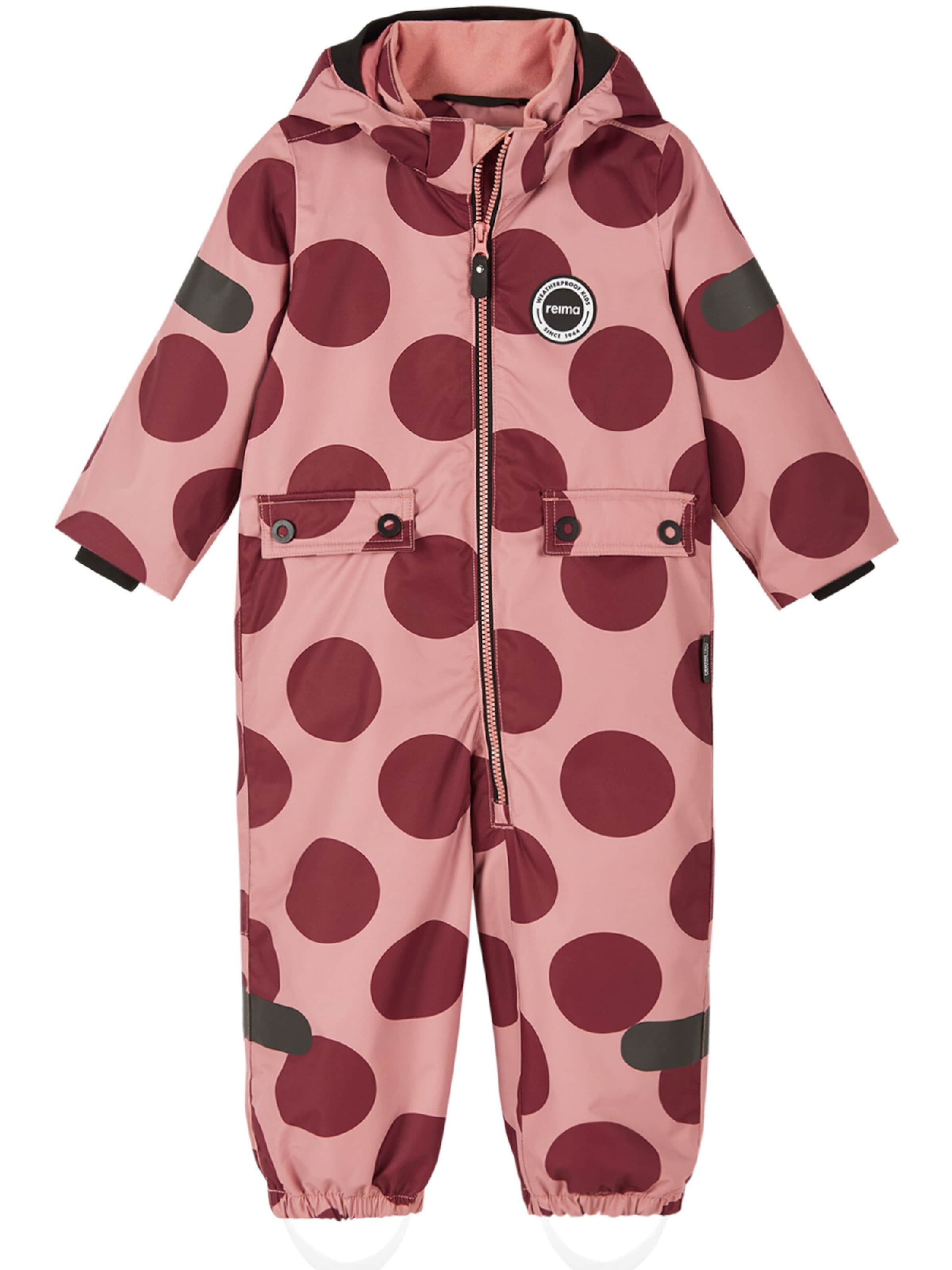 Reima Overall 'Marte Mid' in Pink: front