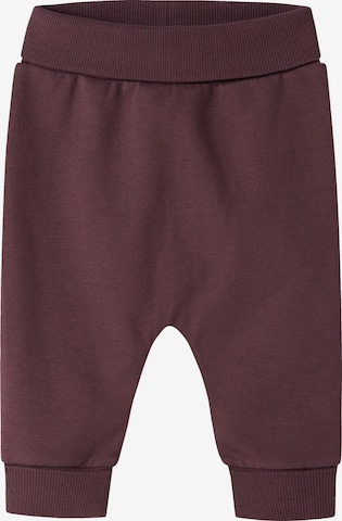 Tapered Pantaloni 'NBFTasalle' di NAME IT in lilla: frontale