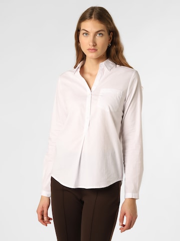 Marie Lund Blouse in Wit: voorkant