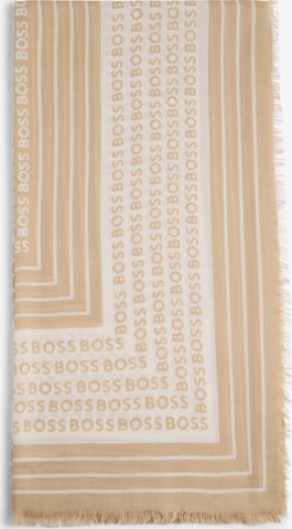 BOSS Shawl 'Laik' in Beige: front