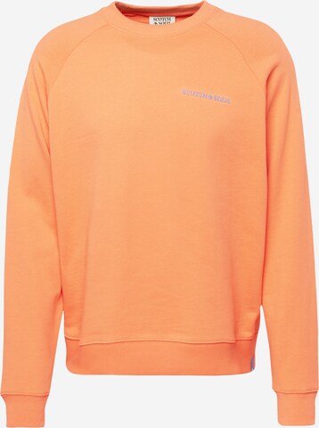 SCOTCH & SODA Majica | oranžna barva: sprednja stran