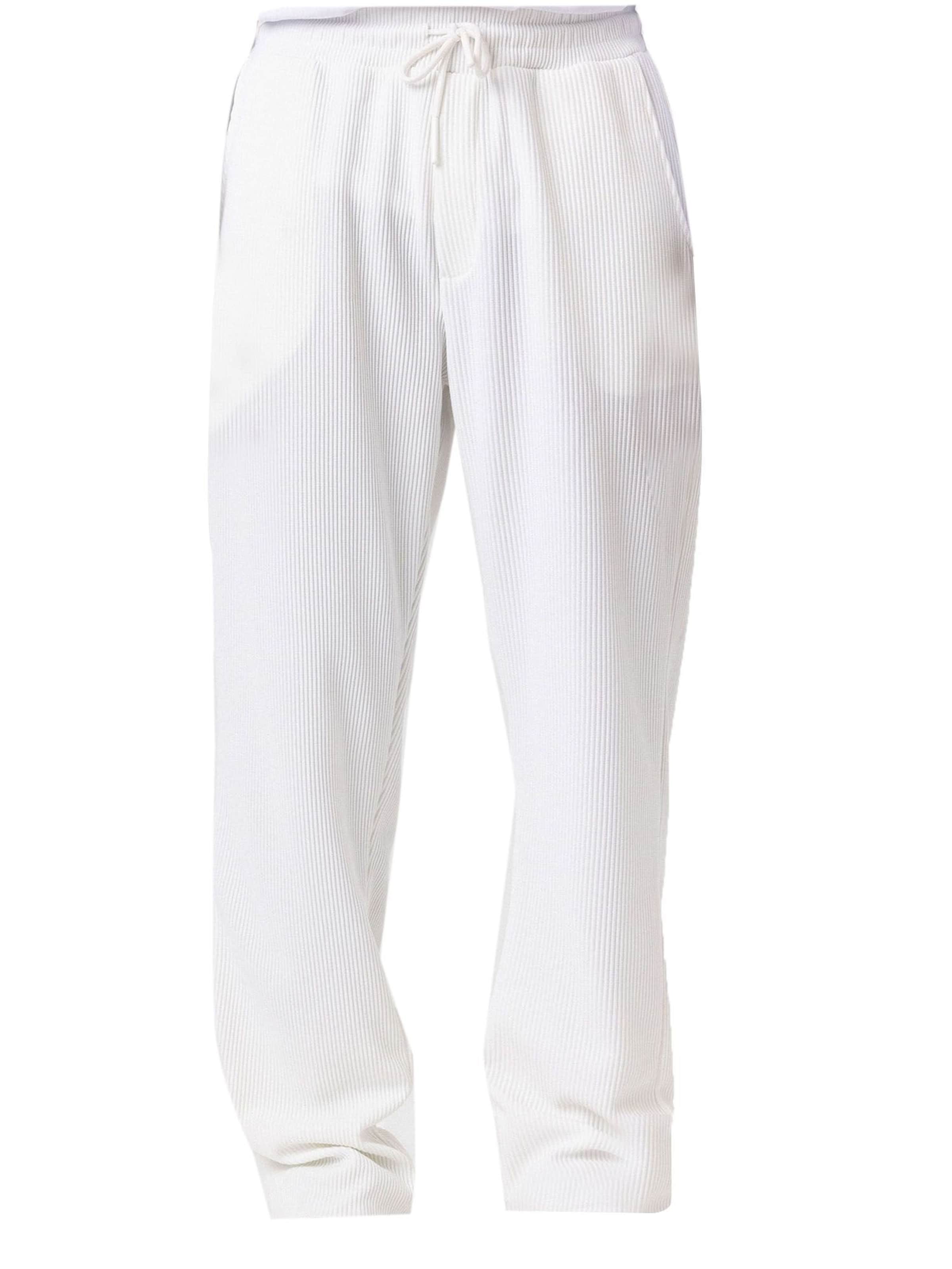 Antioch Loosefit Nadrág - fehér: elől