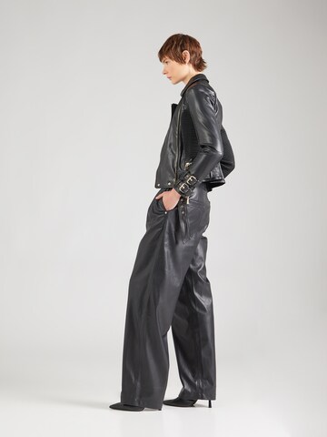 Veste mi-saison 'MYLA MOTO JACKET' GUESS en noir