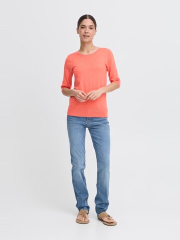 PULZ Jeans Shirt 'Sara' in Red