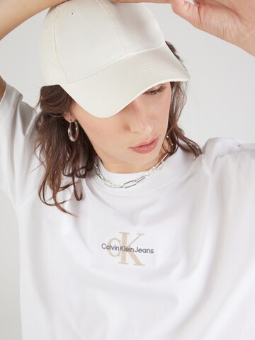Calvin Klein Jeansregular Majica - bijela boja