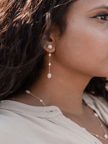 Fiocco Jewelry Ohrringe 'Bloomy Rose' in Gold