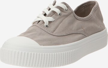 Baskets basses VICTORIA en beige : devant