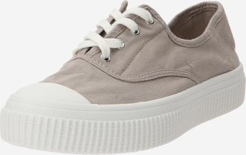 VICTORIA Sneakers low i beige: forside