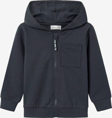 NAME IT Zip-Up Hoodie in Blue: front