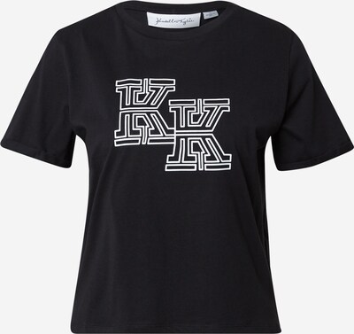 KENDALL + KYLIE T-Shirt in schwarz / weiß, Produktansicht