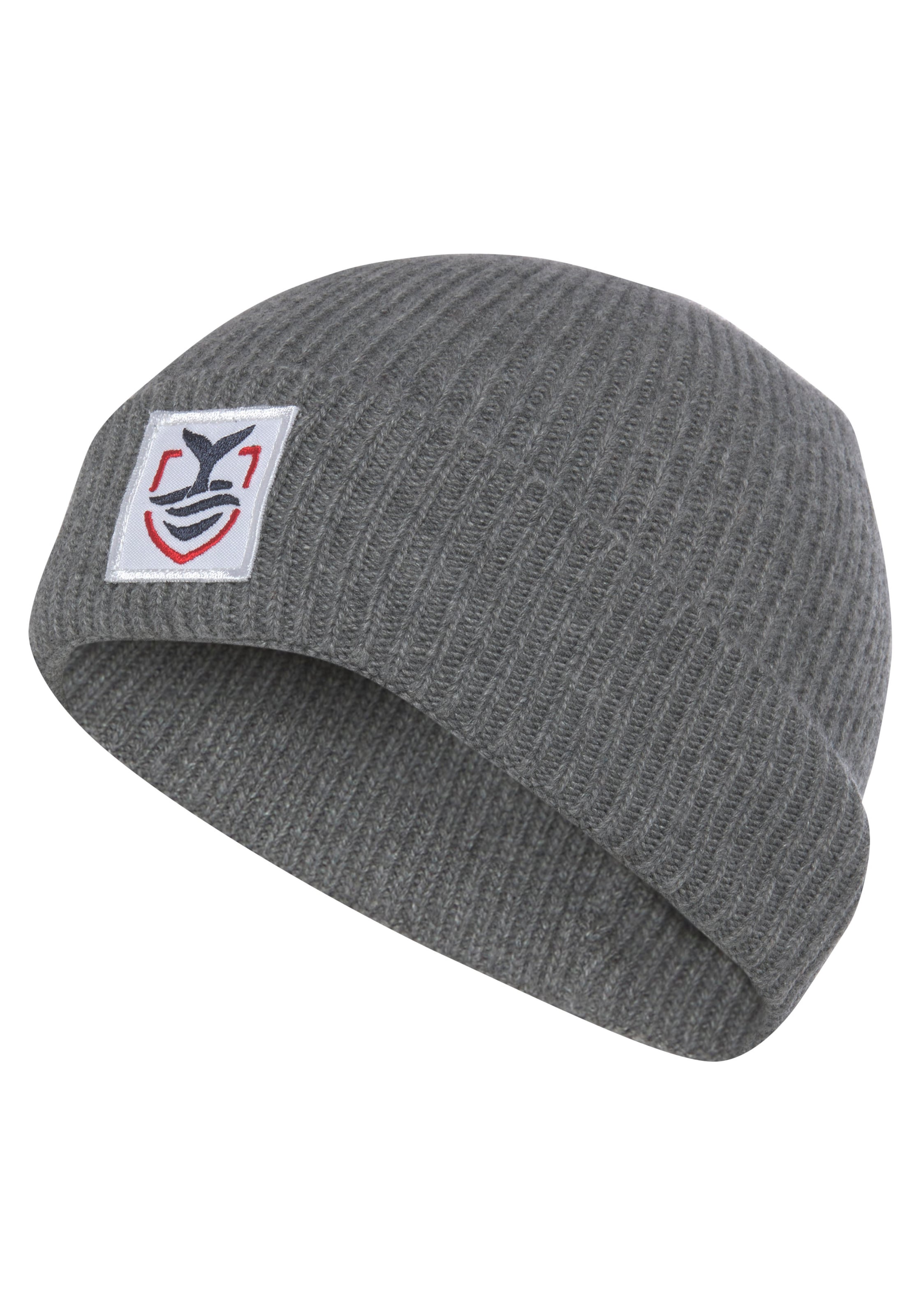DELMAO Mütze in Grau: Vorderseite