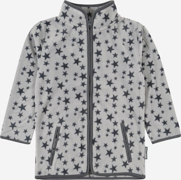 Veste en polaire PLAYSHOES en gris : devant