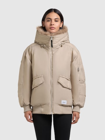 Veste d’hiver 'Cela' khujo en beige : devant
