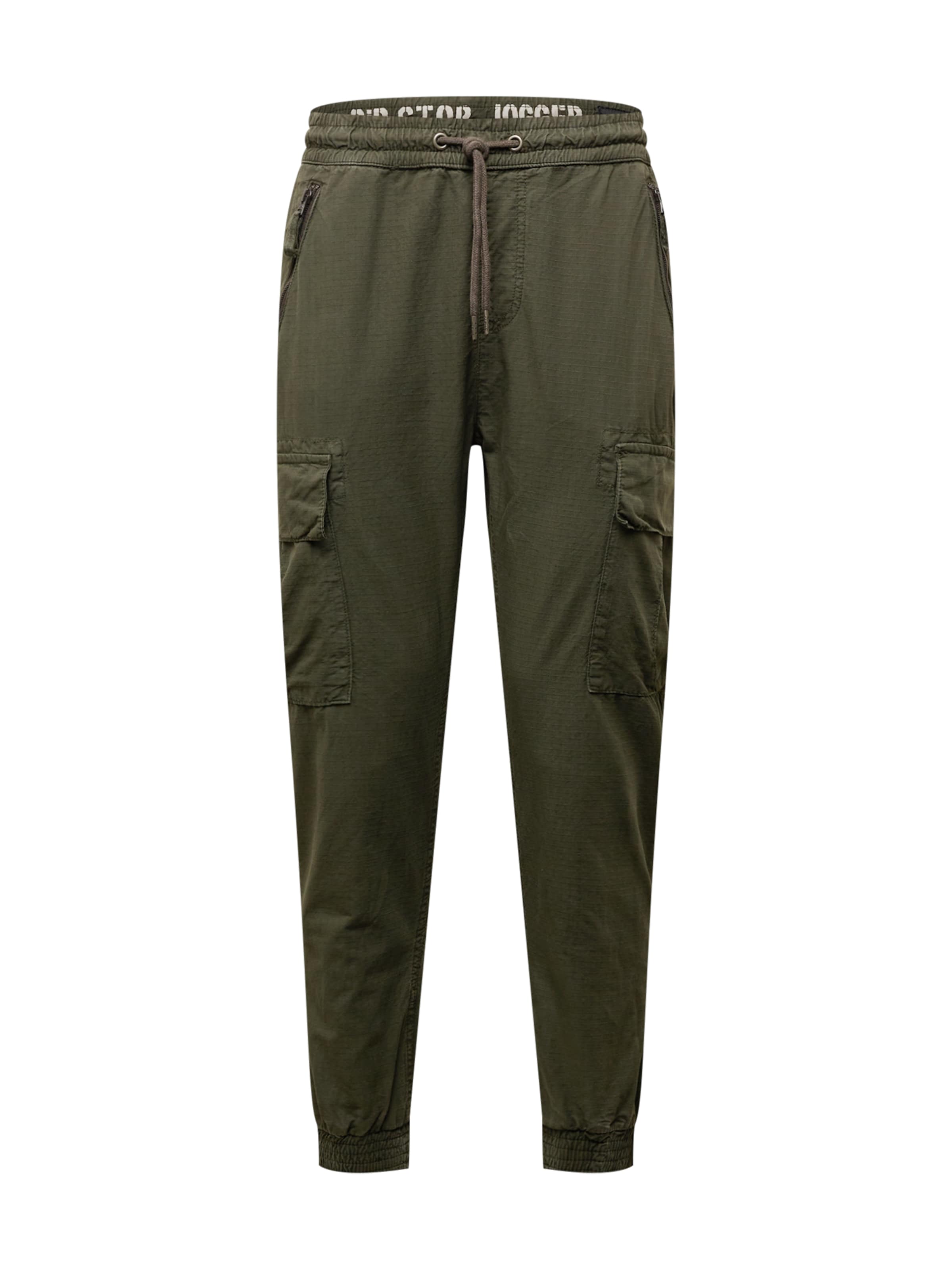 Tapered Pantaloni cargo di ALPHA INDUSTRIES in grigio: frontale
