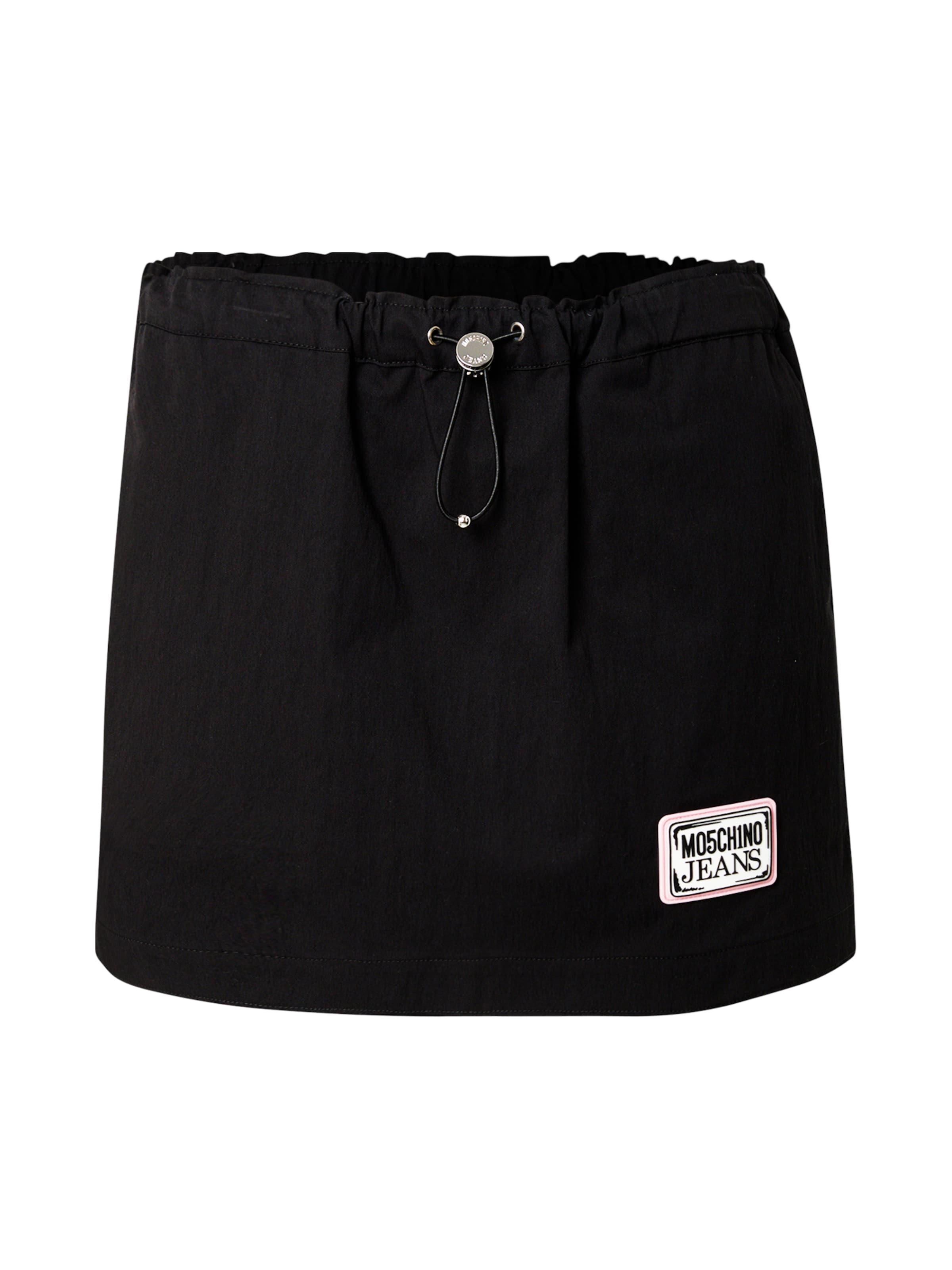 juoda Moschino Jeans Sijonas: priekis