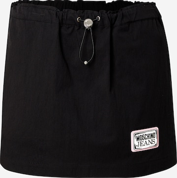 juoda Moschino Jeans Sijonas: priekis