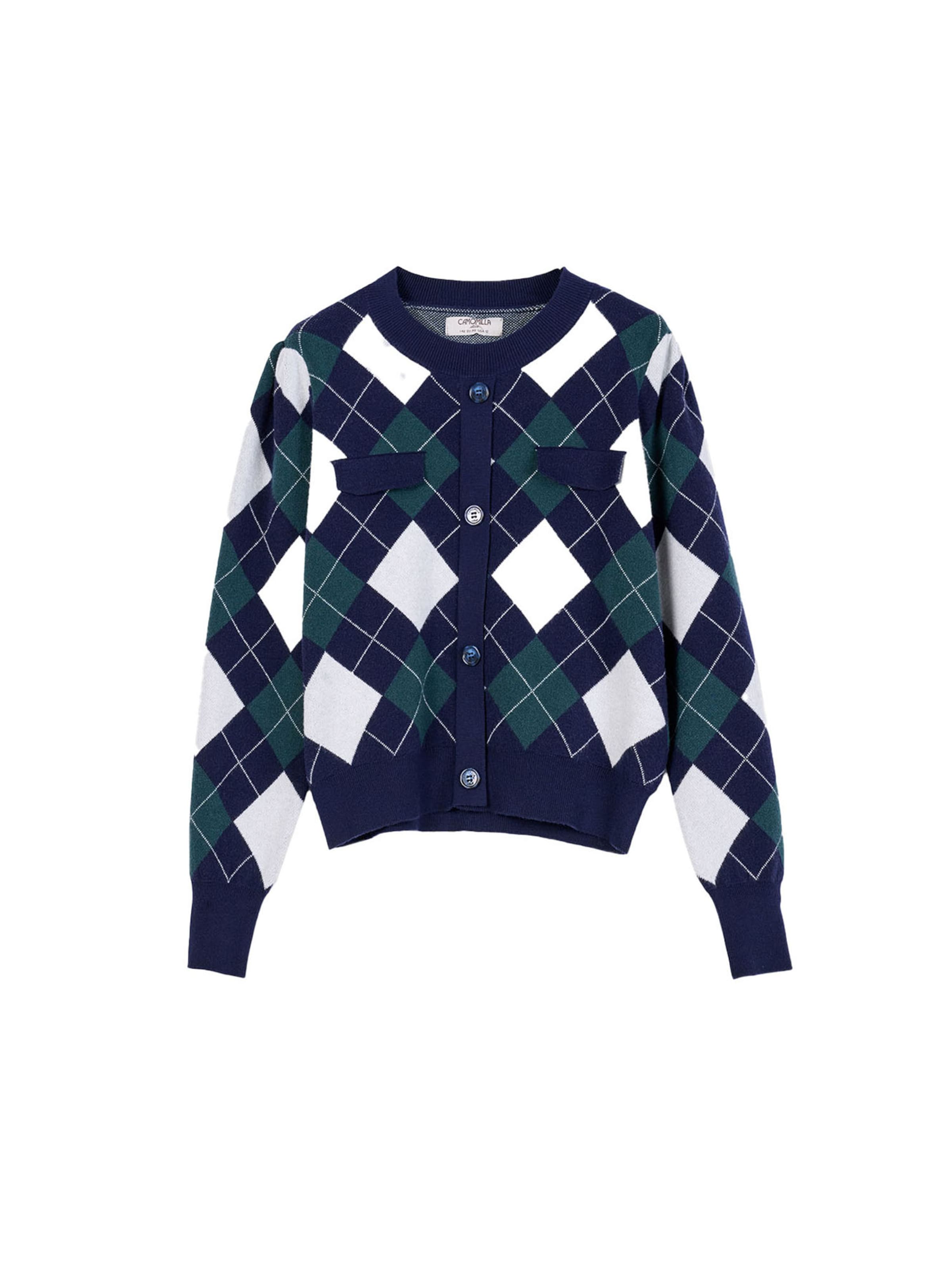 Camomilla Italia Strickjacke 'Marika' in Blau: Vorderseite