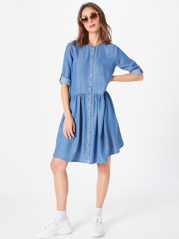 Robe-chemise TOM TAILOR DENIM en bleu