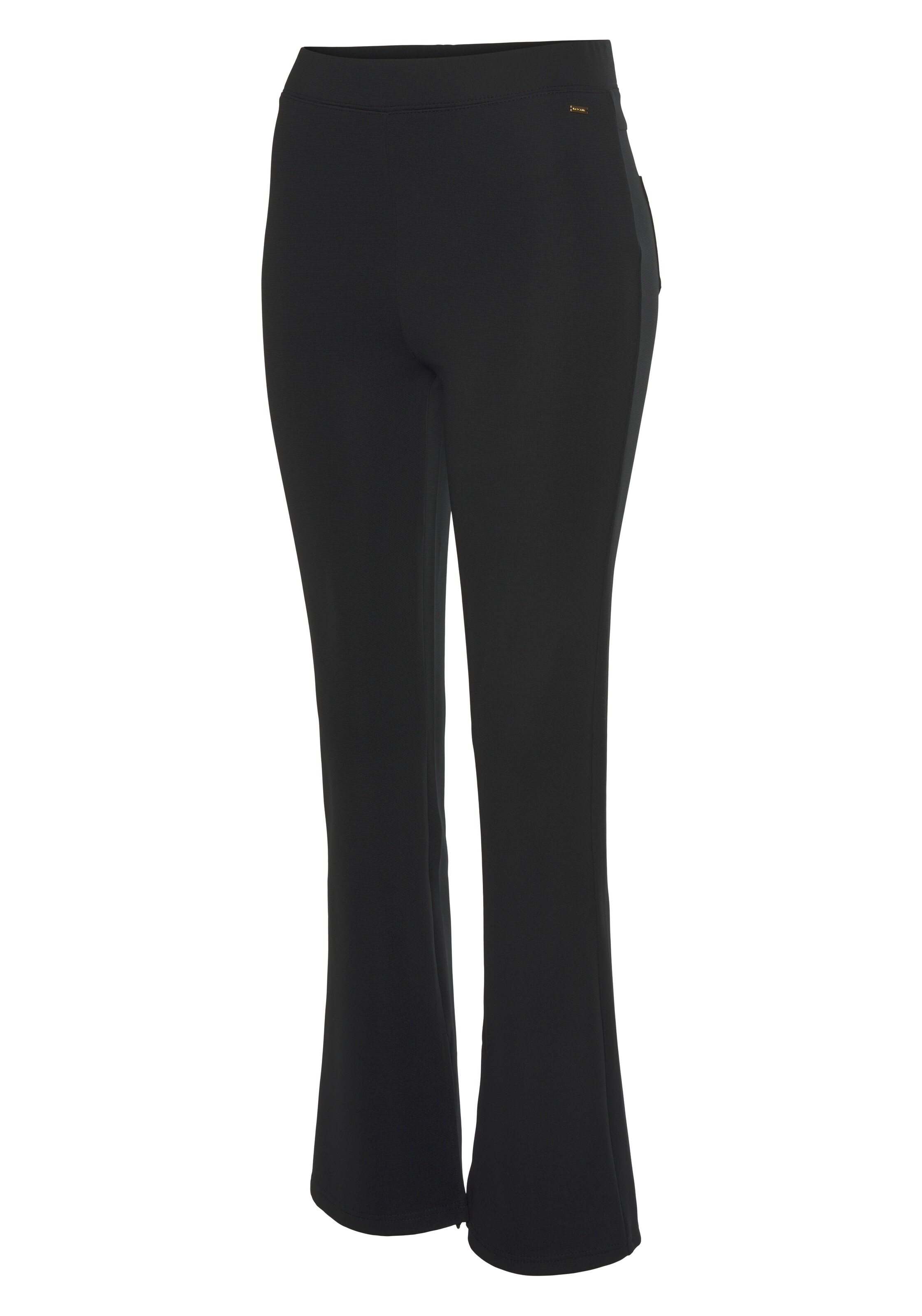 évasé Pantalon LASCANA en noir
