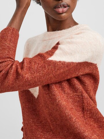 VERO MODA - Pullover 'Plaza' em vermelho