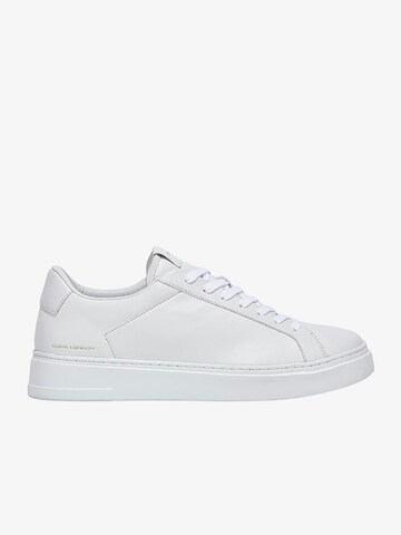 Sneaker bassa di Crime London in bianco: frontale