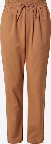 DAN FOX APPAREL Regular Broek 'Kai' in Bruin: voorkant