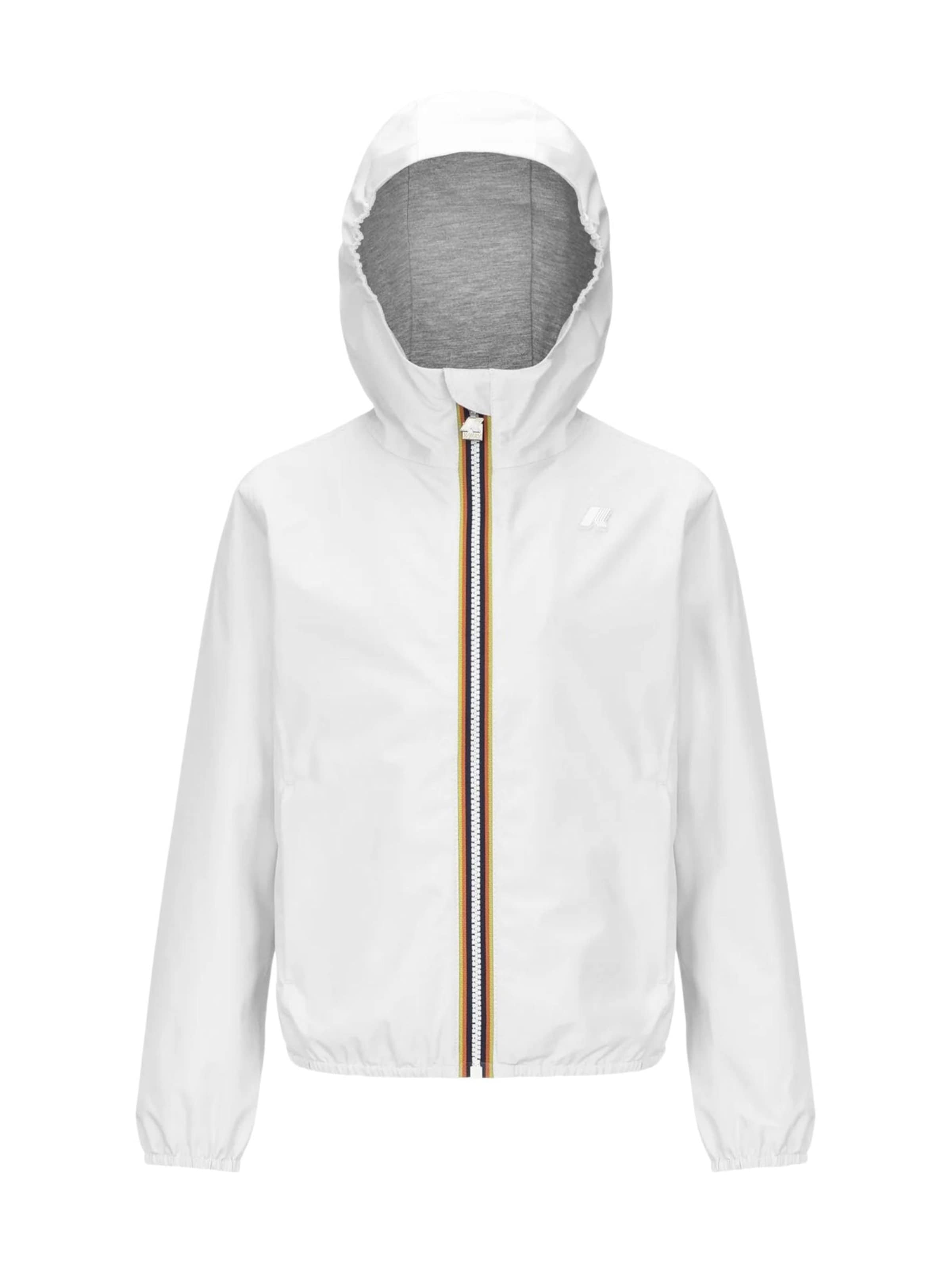 K-Way Between-season jacket 'K-WAY KIDS P. LILY STRETCH POLY JERSEY GIUBBINO' in White: front