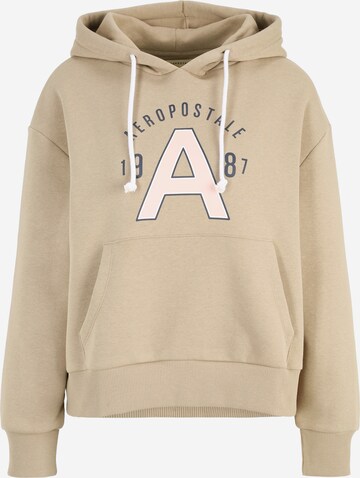 Sweat-shirt AÉROPOSTALE en beige : devant