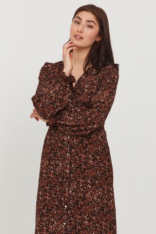 Robe-chemise 'LOURI' b.young en marron