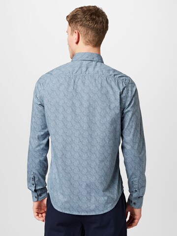 GARCIA Regular fit Button Up Shirt in Blue