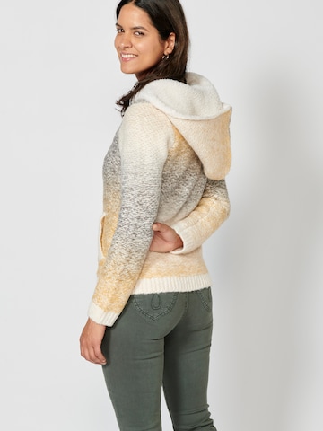 KOROSHI Knit cardigan in Mixed colours