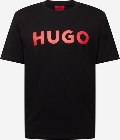 HUGO Μπλουζάκι 'Dulivio' σε κόκκινο / μαύρο, Άποψη προϊόντος