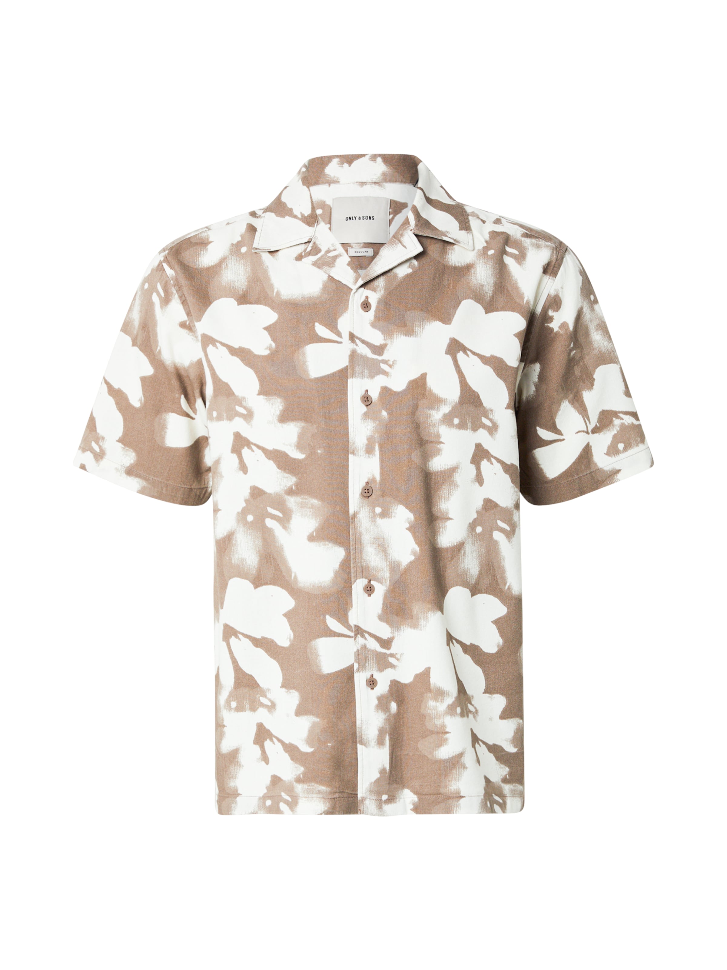 Coupe regular Chemise 'ONSSCAN' Only & Sons en marron : devant