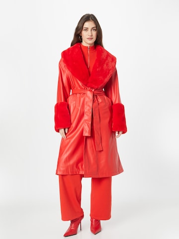 JAKKE Płaszcz przejściowy 'BAILEY' w kolorze czerwony: przód
