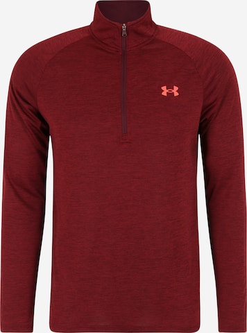 T-Shirt fonctionnel UNDER ARMOUR en rouge : devant