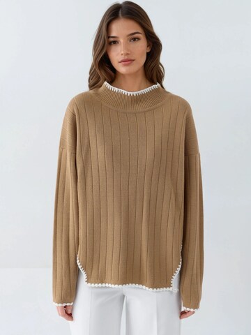 Pullover di My fashion in marrone: frontale