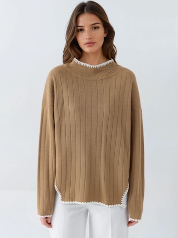 My fashionPulover 'Pullover' - smeđa boja