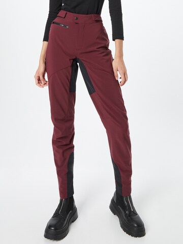 VAUDE Zúžený Outdoorové kalhoty 'Qimsa II' – fialová: přední strana