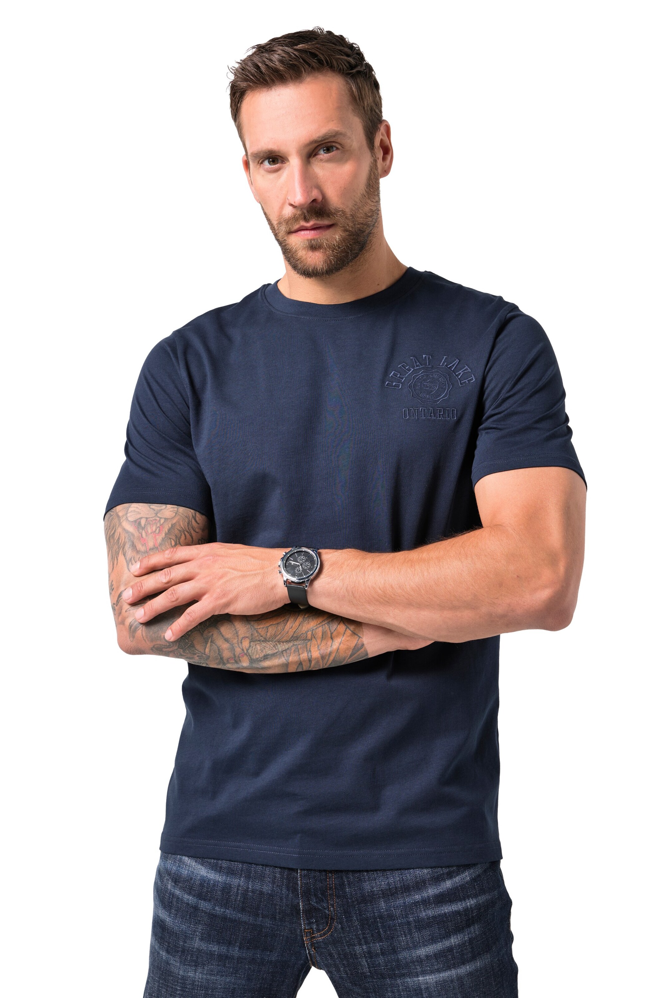 JP1880 Shirt in Blue: front
