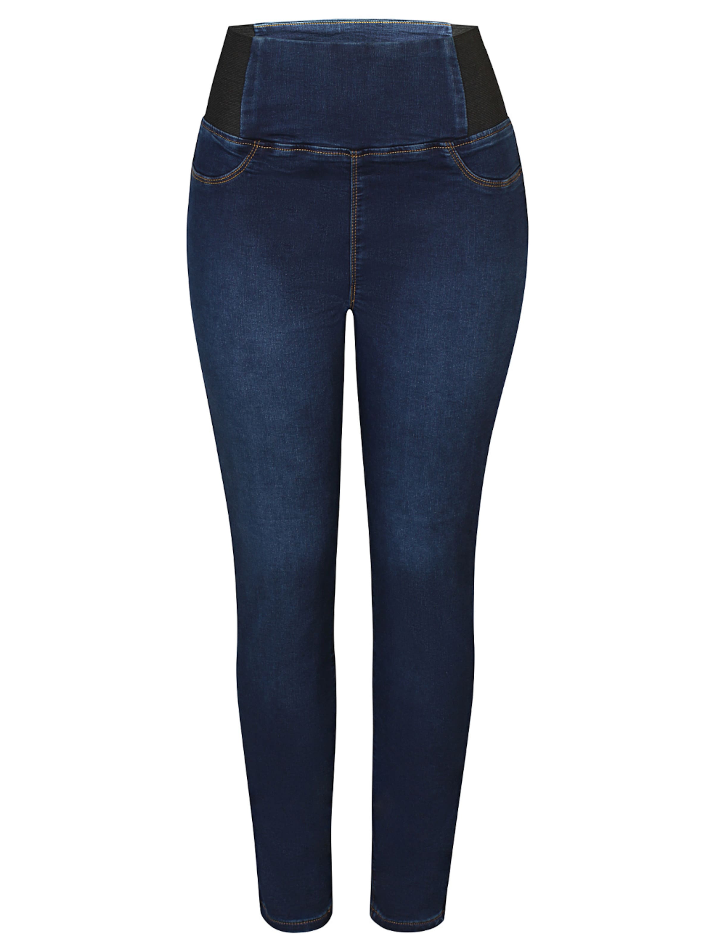 ze-ze Slimfit Jeggings 'Pixie 525' in Blau: Vorderseite