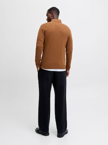 Pull-over 'JJEEmil' JACK & JONES en marron