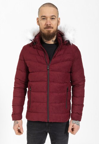 Giacca di mezza stagione di Jimmy Sanders in rosso: frontale