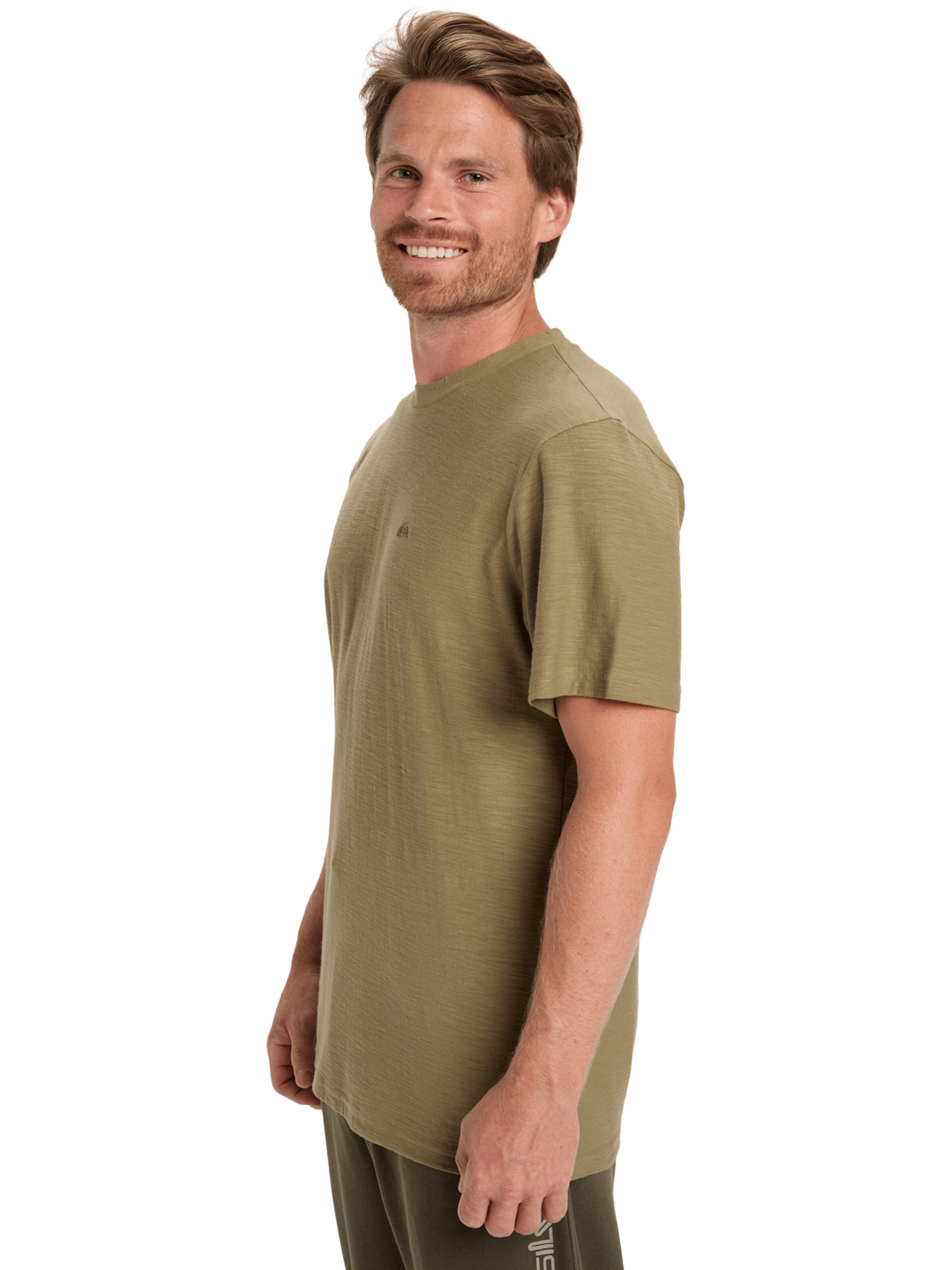 QUIKSILVER T-Shirt in Grün